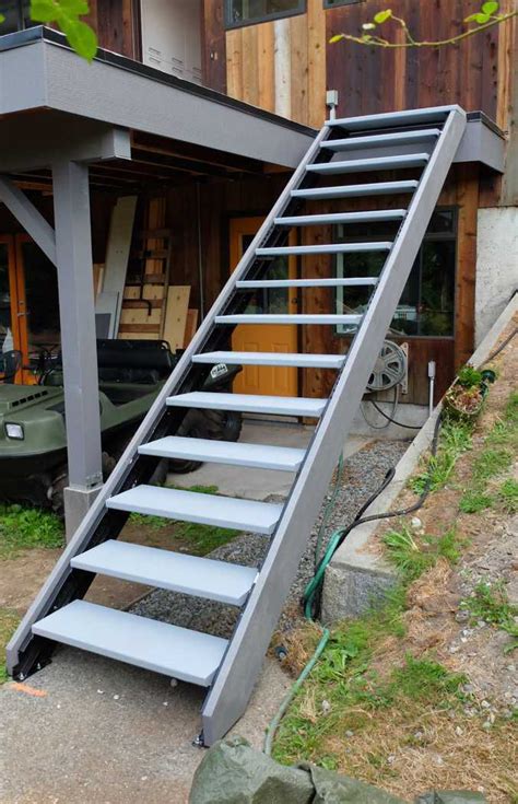 Over 4400 lbs of weight capacity achieved per step, at 36 spacing, when the QuickStep system components are used together. . Prefabricated outdoor stairs kits